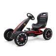Dětská šlapací motokára Go-kart Milly Mally Abarth černá