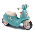 Smoby Odrážedlo motorka s reflektorem Scooter Blue  s gumovými koly modro-šedé od 18 měsíců