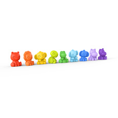 BRIGHT STARTS Hračka zvířátka set 9 ks TropicAnimals, 3m+ BRIGHT STARTS Hračka zvířátka set 9 ks TropicAnimals, 3m+