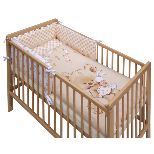 Scarlett Povlečení do postýlky 6dílné - Scarlett Grisi - béžová 90 x 120 cm Scarlett Povlečení do postýlky 6dílné - Scarlett Grisi - béžová 90 x 120 cm