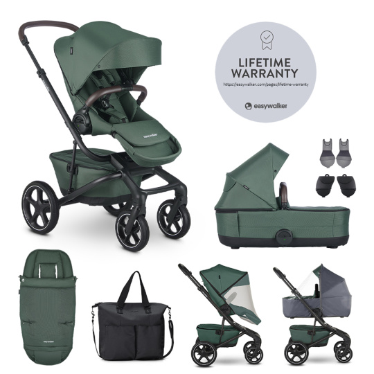 EASYWALKER Kočárek kombinovaný Jimmey Pine Green XXL RWS