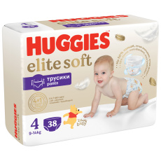 2x HUGGIES® Kalhotky plenkové jednorázové 4 Extra Care Pants (9-14 kg) 38 ks