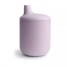 MUSHIE Silikonový pohárek s náustkem - Soft Lilac MUSHIE Silikonový pohárek s náustkem - Soft Lilac