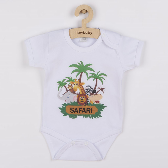 Body s potiskem New Baby SAFARI