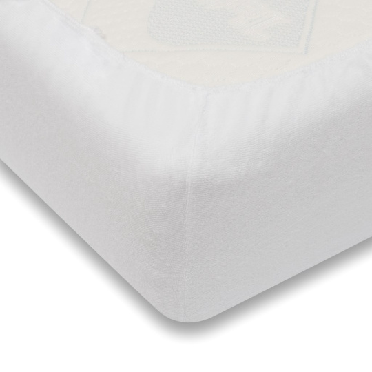 Froté prostěradlo do dětské postele New Baby 160x80 cm bílá