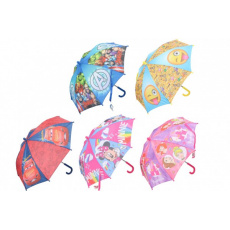 Deštník 55cm 5 druhů v sáčku