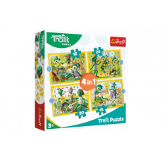 Puzzle 4v1 Rodina Treflíků 20,5x28,5cm v krabici 28x28x6cm Puzzle 4v1 Rodina Treflíků 20,5x28,5cm v krabici 28x28x6cm