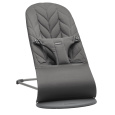 BABYBJÖRN Lehátko Bliss Anthracite Petal Woven, tmavě šedá konstrukce