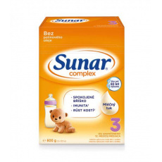 SUNAR Complex 3 Mléko batolecí 600 g