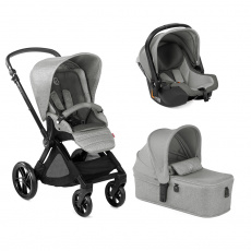 JANÉ Kočárek kombinovaný Muum + Micro + Koos i-size R1 Dim Grey JANÉ Kočárek kombinovaný Muum + Micro + Koos i-size R1 Dim Grey