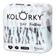KOLORKY DAY Pleny jednorázové eko, peří S (3-6 kg) 25 ks