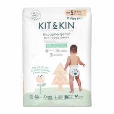 KIT & KIN Kalhotky plenkové jednorázové eko 5 (12-17 kg) 20 ks