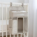 Organizér na postýlku TinyTidy New Baby šedý