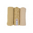 LODGER Swaddler Flower Tribe 3balení 70 x 70 cm Sand