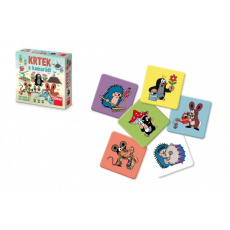 Krtek a kamarádi 2v1 cestovní společenská hra v krabičce 13,5x13,5x4cm Krtek a kamarádi 2v1 cestovní společenská hra v krabičce 13,5x13,5x4cm