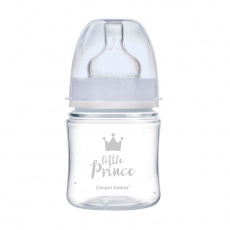 CANPOL BABIES Láhev se širokým hrdlem Royal Baby 120 ml modrá CANPOL BABIES Láhev se širokým hrdlem Royal Baby 120 ml modrá