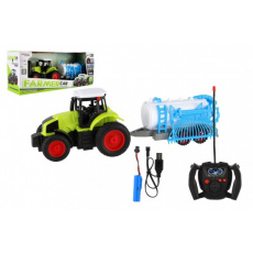 Traktor RC s cisternou plast 38cm 27MHz + dobíjecí pack na baterie v krabici 52x17x12cm Traktor RC s cisternou plast 38cm 27MHz + dobíjecí pack na baterie v krabici 52x17x12cm