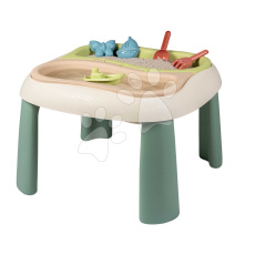 Smoby Stůl na vodu a písek Water&Sand Table Smoby Life s otvorem pro slunečník a dvojitý kryt s loďkou bábovičkami a nářadím s UV filtrem od 18 měsíců – model 2025 Smoby Stůl na vodu a písek Water&Sand Table Smoby Life s otvorem pro slunečník a dvojitý kryt s loďkou bábovičkami a nářadím s UV filtrem od 18 měsíců – model 2025