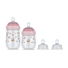 Kojenecké láhve 165 ml + 240 ml + 2 savičky Fairy Garden Kojenecké láhve 165 ml + 240 ml + 2 savičky Fairy Garden