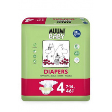 MUUMI Baby Maxi 46 ks (7-14 kg) – jednorázové pleny MUUMI Baby Maxi 46 ks (7-14 kg) – jednorázové pleny