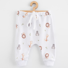 Dětské bavlněné kalhoty Jogger New Baby For Babies safari Dětské bavlněné kalhoty Jogger New Baby For Babies safari