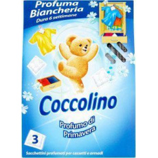 COCCOLINO Jarní vůně vonné sáčky do šatníku 3 ks - modré COCCOLINO Jarní vůně vonné sáčky do šatníku 3 ks - modré