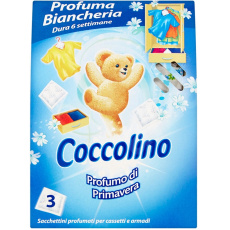 COCCOLINO Jarní vůně vonné sáčky do šatníku 3 ks - modré COCCOLINO Jarní vůně vonné sáčky do šatníku 3 ks - modré