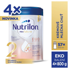 4x NUTRILON Profutura DUOBIOTIK 2 kojenecké mléko 800 g 6+