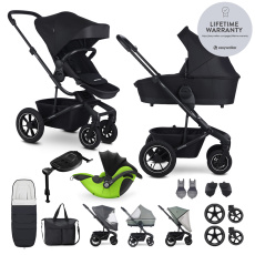 EASYWALKER Kočárek kombinovaný Harvey⁵ Midnight Black XXL AIR + KIDDY Evoluna i-size 2 + základna EASYWALKER Kočárek kombinovaný Harvey⁵ Midnight Black XXL AIR + KIDDY Evoluna i-size 2 + základna