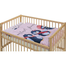 Scarlett Dětská postýlka s kompletní výbavou Scarlett 120 x 60 cm - Pimpi