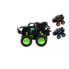 Auto terénní na pružinách kov/plast 9cm na zpětné natažení 3 barvy 12ks v boxu Auto terénní na pružinách kov/plast 9cm na zpětné natažení 3 barvy 12ks v boxu