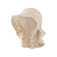STERNTALER Klobouk s ochranou krku s UV filtrem 50+ květy holka 51 cm-18-24 m