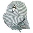 STERNTALER Kšiltovka do vody s ochranou krku na zavazování UV50+ zelená žralok kluk- 51 cm 18-24 m