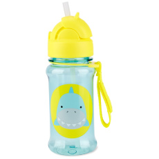 SKIP HOP Zoo tritan Láhev s brčkem 355ml Žralok 12m+ SKIP HOP Zoo tritan Láhev s brčkem 355ml Žralok 12m+