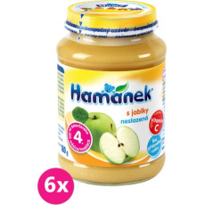 6x HAMÁNEK s Jablky neslazeno DIA 180 g 6x HAMÁNEK s Jablky neslazeno DIA 180 g