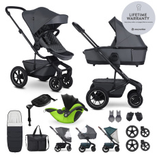 EASYWALKER Kočárek kombinovaný Harvey⁵ Premium Mineral Grey XXL AIR + KIDDY Evoluna i-size 2 EASYWALKER Kočárek kombinovaný Harvey⁵ Premium Mineral Grey XXL AIR + KIDDY Evoluna i-size 2