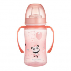 CANPOL BABIES Tréninkový hrníček Exotic Animals 240 ml růžový CANPOL BABIES Tréninkový hrníček Exotic Animals 240 ml růžový
