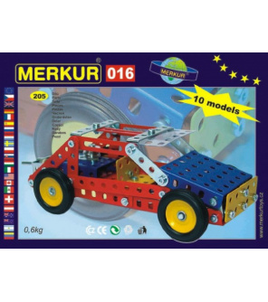 Stavebnice MERKUR 016 Buggy 10 modelů 205ks v krabici 26x18x5cm Stavebnice MERKUR 016 Buggy 10 modelů 205ks v krabici 26x18x5cm