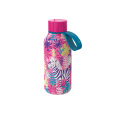 Nerezová termoláhev Solid Kids s poutkem Zebras 330 ml
