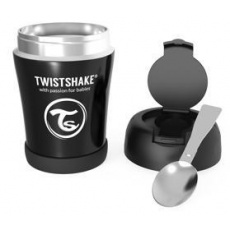 TWISTSHAKE Termoska na jídlo 350 ml černá TWISTSHAKE Termoska na jídlo 350 ml černá