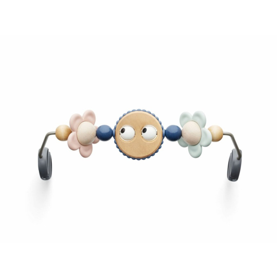 BABYBJÖRN Hračka na lehátko očička Googly eyes Pastel - dřevená
