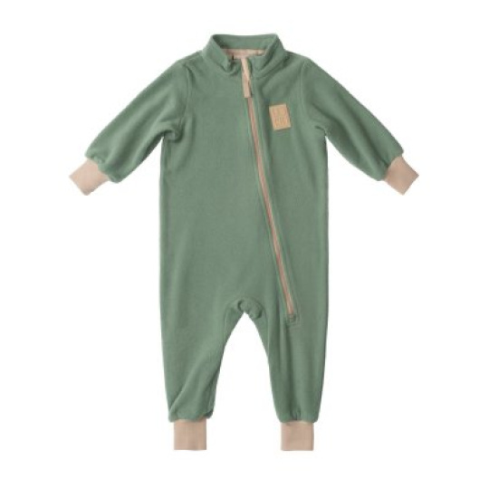 LEOKID Fleecový overal Green Shade vel. 12 - 18 měsíců (vel. 80)