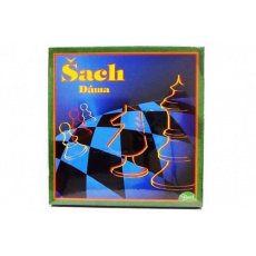 Šach+dáma+mlyn verze SK společenská hra v krabici 22x23x2cm Šach+dáma+mlyn verze SK společenská hra v krabici 22x23x2cm