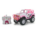 Jada  Autíčko na dálkové ovládání RC Jeep Wrangler Hello Kitty  růžové s nálepkami délka 30 cm 1:16 od 6 let
