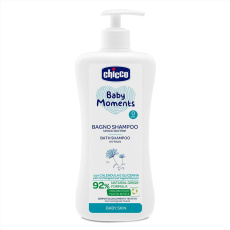 CHICCO Šampon na vlasy a tělo s dávkovačem Baby Moments 92 % přírodních složek 750 ml CHICCO Šampon na vlasy a tělo s dávkovačem Baby Moments 92 % přírodních složek 750 ml