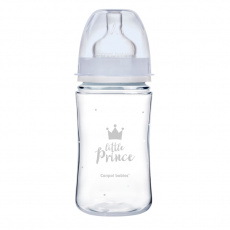 CANPOL BABIES Láhev se širokým hrdlem Royal Baby 240 ml modrá CANPOL BABIES Láhev se širokým hrdlem Royal Baby 240 ml modrá