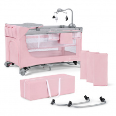 KINDERKRAFT SELECT Postýlka cestovní Leody doplňky Leody Pink, Premium KINDERKRAFT SELECT Postýlka cestovní Leody doplňky Leody Pink, Premium