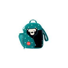 3 SPROUTS Taška na svačinu Bear Black Teal 3 SPROUTS Taška na svačinu Bear Black Teal