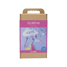 Kreativní sada Závěsná dekorace Love Kreativní sada Závěsná dekorace Love