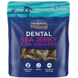 FISH4DOGS Pamlsky pro psy DENTAL SEA mořská ryba - čtverečky 115 g